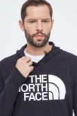 Спортивна кофта The North Face Tekno Logo колір чорний з капюшоном з принтом (3675284)