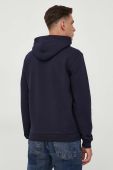 Кофта Guess чоловіча колір синій з капюшоном з аплікацією (3597446)