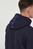 Кофта Guess чоловіча колір синій з капюшоном однотонна (3597468)