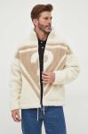 Куртка Guess чоловіча колір бежевий перехідна (3597397)