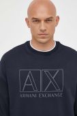 Кофта Armani Exchange чоловіча колір синій з принтом (3365779)