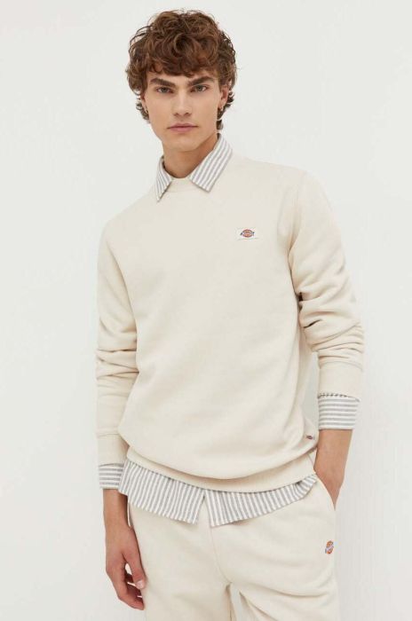 Кофта Dickies чоловіча колір бежевий однотонна (3511382)