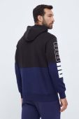 Кофта Puma чоловіча колір чорний з капюшоном візерунок (3453836)