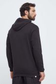 Кофта Puma чоловіча колір чорний з капюшоном з принтом (3629284)