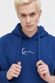 Кофта Karl Kani чоловіча колір синій з капюшоном з аплікацією