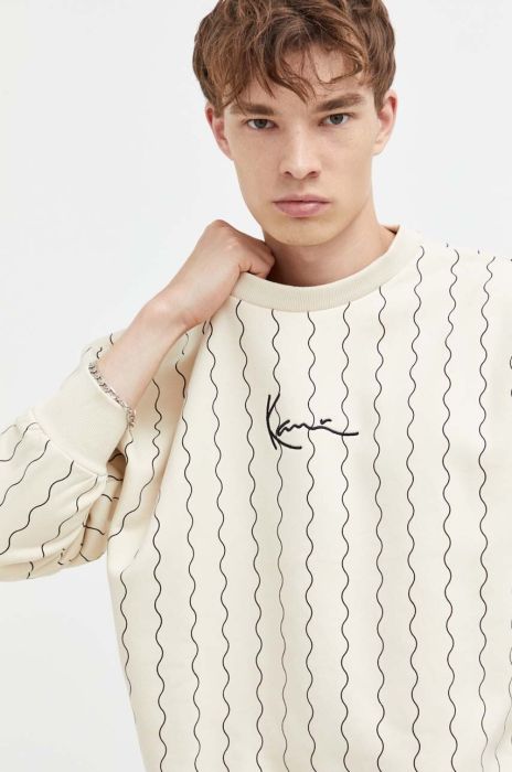 Кофта Karl Kani чоловіча колір бежевий візерунок