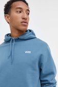 Кофта Vans чоловіча з капюшоном однотонна колір блакитний (3481161)