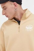 Кофта Vans чоловіча колір бежевий з принтом (3537396)