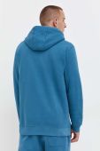 Кофта Vans чоловіча з капюшоном однотонна колір блакитний (3537400)