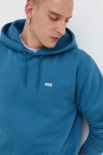 Кофта Vans чоловіча з капюшоном однотонна колір блакитний (3537400)
