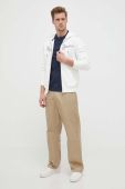 Бавовняна кофта Pepe Jeans Ryan чоловіча колір білий з капюшоном з аплікацією (3499072)