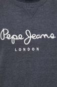 Кофта Pepe Jeans чоловіча колір сірий з аплікацією