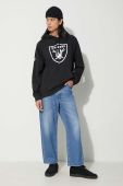 Кофта New Era чоловіча колір чорний з капюшоном з принтом LAS VEGAS RAIDERS