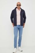 Кофта Gant чоловіча колір синій однотонна