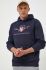 Кофта Gant чоловіча колір синій з капюшоном з аплікацією (3337951)
