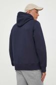 Кофта Gant чоловіча колір синій з капюшоном з аплікацією (3337951)