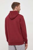 Кофта Gant чоловіча колір бордовий з капюшоном з аплікацією