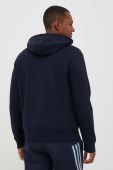Кофта Napapijri чоловіча колір синій з капюшоном однотонна