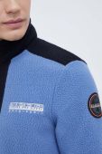 Кофта Napapijri чоловіча  з аплікацією колір блакитний