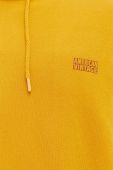 Кофта American Vintage чоловіча колір жовтий з капюшоном з принтом