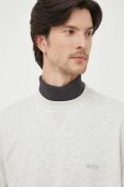 Бавовняна кофта Boss Orange BOSS ORANGE чоловіча колір сірий меланж
