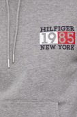 Кофта Tommy Hilfiger чоловіча колір сірий з капюшоном з принтом (3617364)
