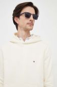 Кофта Tommy Hilfiger чоловіча колір бежевий з капюшоном однотонна (3677397)