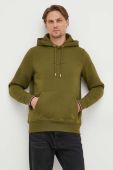 Кофта Tommy Hilfiger чоловіча колір зелений з капюшоном з принтом (3546152)