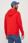 Кофта Tommy Hilfiger чоловіча колір червоний з капюшоном з принтом (3511429)