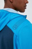 Спортивна кофта LA Sportiva Cosmic Hoody колір синій з капюшоном візерунок