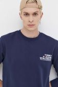 Бавовняна кофта Tommy Jeans чоловіча колір синій з принтом (3418735)