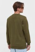 Бавовняна кофта Tommy Jeans чоловіча колір зелений з принтом (3418740)