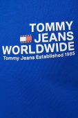 Бавовняна кофта Tommy Jeans чоловіча  з принтом колір блакитний (3418751)