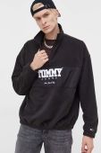 Кофта Tommy Jeans чоловіча колір чорний з аплікацією (3557624)