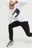 Кофта Tommy Jeans чоловіча колір білий з капюшоном з принтом