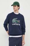 Бавовняна кофта Lacoste чоловіча колір синій з принтом