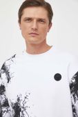 Кофта PLEIN SPORT чоловіча колір білий з принтом