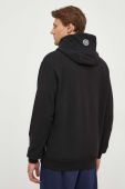 Кофта PLEIN SPORT чоловіча колір чорний з капюшоном з принтом (3577434)