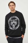 Кофта PLEIN SPORT чоловіча колір чорний з принтом (3567009)