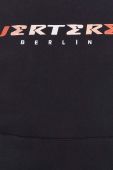 Кофта Vertere Berlin чоловіча колір чорний з капюшоном з аплікацією