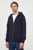 Кофта Guess чоловіча колір синій з капюшоном однотонна (3574315)