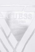 Кофта Guess чоловіча колір білий з принтом