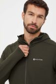 Спортивна кофта Montane Protium колір зелений з капюшоном однотонна