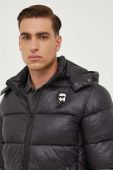 Куртка Karl Lagerfeld чоловіча колір чорний перехідна (3609349)