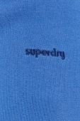 Кофта Superdry чоловіча з капюшоном однотонна колір блакитний (3621303)