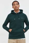 Кофта Superdry чоловіча колір зелений з капюшоном однотонна (3574341)