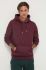 Кофта Superdry чоловіча колір бордовий з капюшоном однотонна