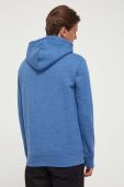 Кофта Superdry чоловіча з капюшоном однотонна колір блакитний (3461910)