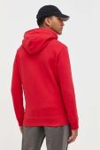 Кофта Superdry чоловіча колір червоний з капюшоном однотонна (3577460)