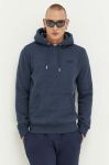 Кофта Superdry чоловіча колір синій з капюшоном однотонна (3450137)